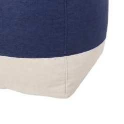 Tattnall Contemporary Two-Tone Fabric Cube Pouf - Christopher Knight Home -Furniture Promotion Series GUEST ca034eba a9ee 440f b188 b39a04b2b5ba