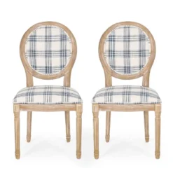 Set Of 2 Phinnaeus French Country Fabric Dining Chairs - Christopher Knight Home -Furniture Promotion Series GUEST cd52d5a0 5ea5 4b01 93f7 59c6bcbe78ae