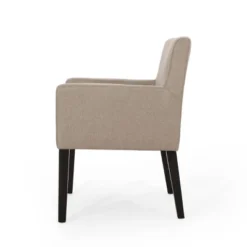 Mcclure Contemporary Upholstered Armchair Taupe/Espresso - Christopher Knight Home -Furniture Promotion Series GUEST cddb8acc 0320 4731 b25d 959106687964