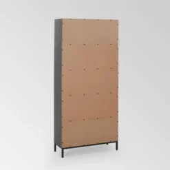 67.25" Gallatin Contemporary Cube Unit Bookcase Dark Gray - Christopher Knight Home -Furniture Promotion Series GUEST cfce8983 818f 427f 9890 480f8038518d