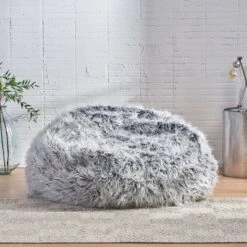 Lachlan Furry Bean Bag - Christopher Knight Home -Furniture Promotion Series GUEST d0418f4e da93 4395 920c 85fe39363151