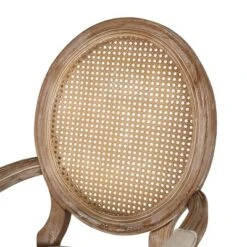 Set Of 4 Judith French Country Wood And Cane Upholstered Dining Chairs - Christopher Knight Home -Furniture Promotion Series GUEST d05bd0ad 1c6f 4d0c 9e41 0c99eb8bf032