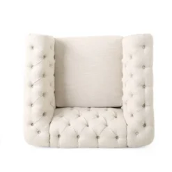 Voll Chesterfield Tufted Fabric Club Chair With Nailhead Trim - Christopher Knight Home -Furniture Promotion Series GUEST d0aa114c 6d29 4030 bf84 630d3d686c71