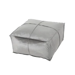 Nakisha Velvet Square Bean Bag Ottoman - Christopher Knight Home -Furniture Promotion Series GUEST d0c482c4 38ee 4b00 91bd e144cfb7556d