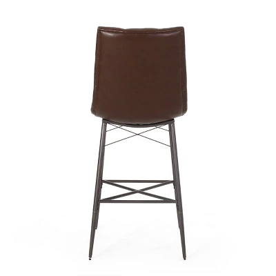 2pc Pineview Contemporary Tufted Counter Height Barstools - Christopher Knight Home 6 2pc Pineview Contemporary Tufted Counter Height Barstools - Christopher Knight Home - Image 6