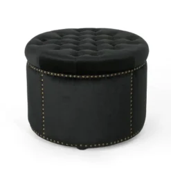 Tiernan Glam Velvet Tufted Ottoman - Christopher Knight Home 10 Tiernan Glam Velvet Tufted Ottoman - Christopher Knight Home -Furniture Promotion Series GUEST d27f416e 8073 4278 9481 11a3f8e6c486