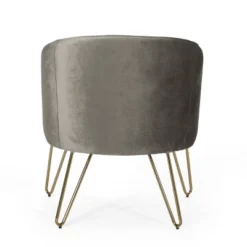 Grelton Modern Glam Velvet Club Chair With Hairpin Legs - Christopher Knight Home -Furniture Promotion Series GUEST d2b5ea5a 6824 4485 8636 0e620a62ed8b