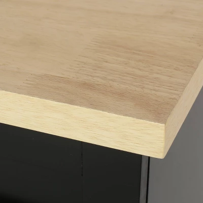 Batavia Contemporary Kitchen Cart With Wheels - Christopher Knight Home 10 Batavia Contemporary Kitchen Cart With Wheels - Christopher Knight Home - Image 10