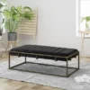 Magdalene Modern Velvet Ottoman Bench - Christopher Knight Home