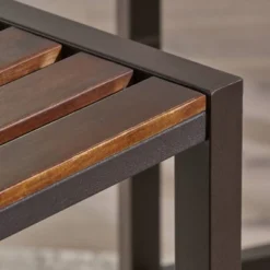 Set Of 2 Lilith Acacia Barstools Dark Brown - Christopher Knight Home -Furniture Promotion Series GUEST d4317027 c0ee 4dc7 bd45 25e2df06338a