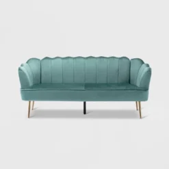 Reitz Modern Glam Velvet Channel Stitch 3 Seater Shell Sofa - Christopher Knight Home -Furniture Promotion Series GUEST d82597fe 13dd 49a8 b274 3572bd9d00eb