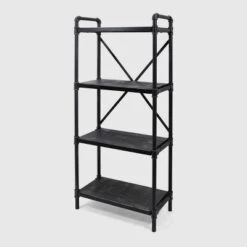 Greenwood Industrial Iron Four Shelf Bookcase - Christopher Knight Home -Furniture Promotion Series GUEST d8d4f6b2 07be 4579 81ca 39432b0ca1ab