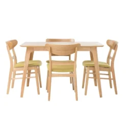 5pc 50" Idalia Mid-Century Modern Dining Set - Christopher Knight Home -Furniture Promotion Series GUEST d91c5396 a5f2 4843 aace 6eecb9d58768