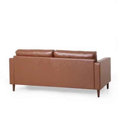 Malinta Contemporary Tufted 3 Seater Sofa - Christopher Knight Home 2 Malinta Contemporary Tufted 3 Seater Sofa - Christopher Knight Home - Image 2