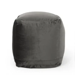 Caney Modern Velveteen Cube Pouf - Christopher Knight Home -Furniture Promotion Series GUEST dad559f9 3f03 4f1a 9520 acef0818bec6