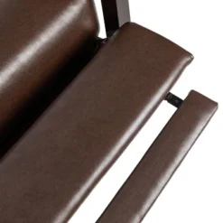 Fernhill Mid Century Modern Faux Leather Upholstered Pushback Recliner Dark Brown/Dark Espresso - Christopher Knight Home -Furniture Promotion Series GUEST db4ed052 46c2 4118 8b15 3fb5f6b78036