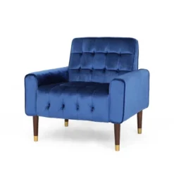 Bourchier Modern Glam Velvet Armchair - Christopher Knight Home -Furniture Promotion Series GUEST db6539c7 547d 4eba b86c 06f33b663c94