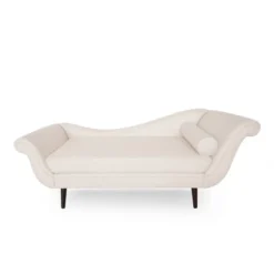 Calvert Contemporary Chaise Lounge With Scroll Arms - Christopher Knight Home -Furniture Promotion Series GUEST dce528c5 fcdf 4b52 aee6 8e3e2a0c6228