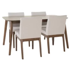 5pc Kwame 60" Dining Set - Christopher Knight Home -Furniture Promotion Series GUEST dd746f08 6604 4da1 b53f c9a943127527