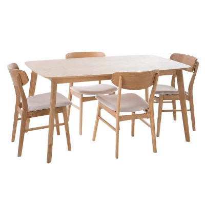 5pc Lucious 60" Dining Set - Christopher Knight Home 5 5pc Lucious 60" Dining Set - Christopher Knight Home - Image 5