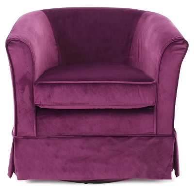 Cecilia Fabric Swivel Club Chair - Christopher Knight Home 7 Cecilia Fabric Swivel Club Chair - Christopher Knight Home - Image 7