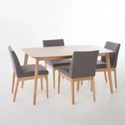 5pc Kwame 60" Dining Set - Christopher Knight Home -Furniture Promotion Series GUEST e1500912 6232 42f5 9cf8 ad51abbf8670