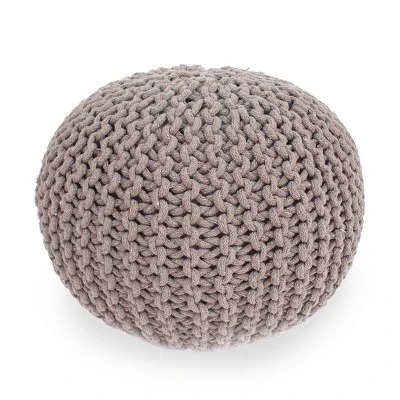 Moro Handcrafted Modern Cotton Pouf - Christopher Knight Home 11 Moro Handcrafted Modern Cotton Pouf - Christopher Knight Home - Image 11