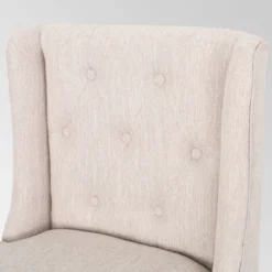 Set Of 2 Lansglen Button Tufted Wingback Barstools - Christopher Knight Home -Furniture Promotion Series GUEST e5f03b54 1e01 4c48 86b8 36a800d2bd13