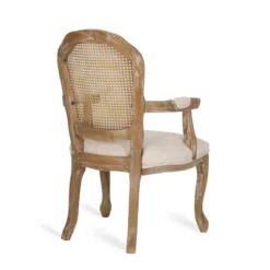 2pk Mina French Country Wood And Cane Upholstered Dining Chairs - Christopher Knight Home -Furniture Promotion Series GUEST e629cf81 8de4 4016 9f57 0a98894cac34