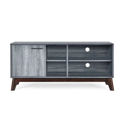 Rattler Mid-Century Modern TV Stand With Storage For TVs Up To 43" - Christopher Knight Home 7 Rattler Mid-Century Modern TV Stand With Storage For TVs Up To 43" - Christopher Knight Home - Image 7