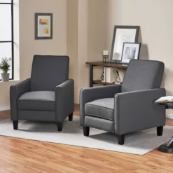 Set Of 2 Darvis Contemporary Recliners - Christopher Knight Home -Furniture Promotion Series GUEST ea5f1b31 3098 4992 ad96 79967dee19f5