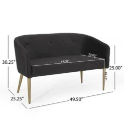 Brayer Modern Glam Tufted Velvet Loveseat - Christopher Knight Home 16 Brayer Modern Glam Tufted Velvet Loveseat - Christopher Knight Home -Furniture Promotion Series GUEST ec82a5be 216b 4343 8b58 cd82cf387a08
