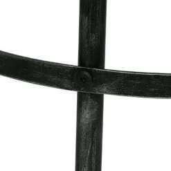 Rivet Modern Industrial Handcrafted Round Mango Wood Side Table Brown/Antique Gunmetal - Christopher Knight Home -Furniture Promotion Series GUEST edaffc3f b2db 41a3 8a50 c9743ee2763f