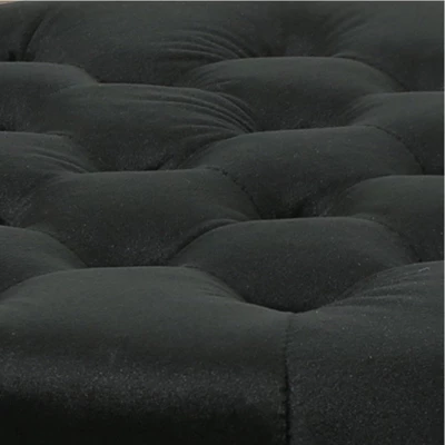 Tiernan Glam Velvet Tufted Ottoman - Christopher Knight Home 3 Tiernan Glam Velvet Tufted Ottoman - Christopher Knight Home - Image 3
