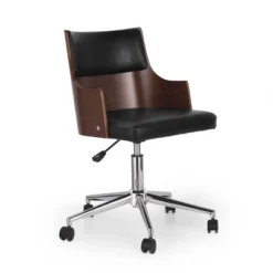 Rhine Mid-Century Modern Upholstered Swivel Office Chair - Christopher Knight Home -Furniture Promotion Series GUEST ee27ae5a d641 4616 85d9 0b4cc98a2d4f