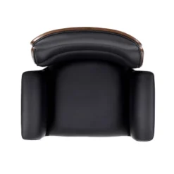 Cannonade Mid-Century Modern Swivel Office Chair Black/Walnut - Christopher Knight Home -Furniture Promotion Series GUEST ee56020f 9574 4a09 95d4 12c8754462c0