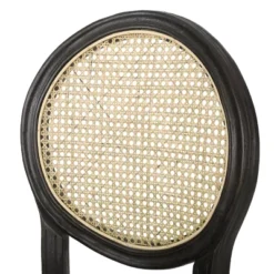 2pc Govan French Country Wooden Counter Height Barstools With Upholstered Seating Charcoal/Black - Christopher Knight Home -Furniture Promotion Series GUEST ee9425cd eff3 4512 aa99 06c1f3b41f9f