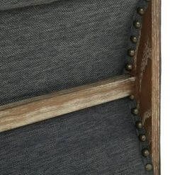 Saragus Chesterfield Tufted 3 Seater Sofa With Nailhead Trim Charcoal/Dark Brown - Christopher Knight Home -Furniture Promotion Series GUEST ef3630d6 f190 40bd bb9a cf2f219b87aa