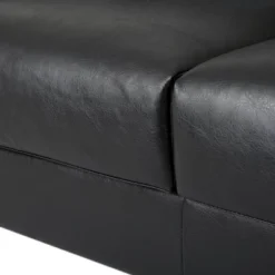 Brockbank Modern Faux Leather 3 Seater Sofa With Pillows - Christopher Knight Home 20 Brockbank Modern Faux Leather 3 Seater Sofa With Pillows - Christopher Knight Home -Furniture Promotion Series GUEST ef4118e7 a031 41bb 95ab 3f29a87f4d54