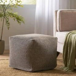 Camrose Contemporary Fabric Pouf - Christopher Knight Home -Furniture Promotion Series GUEST f17a47b1 fe4f 4846 909e b800faa83502