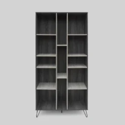 Bijan 2pc Mid-Century Entertainment Center Set Sonoma Gray Oak - Christopher Knight Home -Furniture Promotion Series GUEST f40a750e 9307 4ab4 88a1 b8d2939dbb80