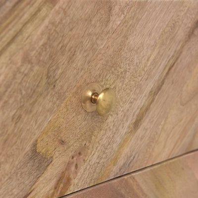 Aldape 2 Drawer Cabinet Natural - Christopher Knight Home 3 Aldape 2 Drawer Cabinet Natural - Christopher Knight Home - Image 3