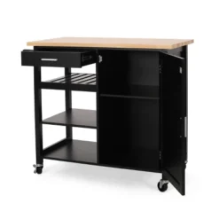 Westcliffe Contemporary Kitchen Cart With Wheels - Christopher Knight Home -Furniture Promotion Series GUEST f46c58b7 e36c 4534 8f7e d0332ec0571d