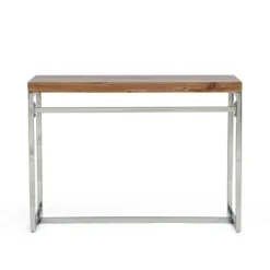 Berea Rustic Glam Handcrafted Acacia Wood Desk Natural/Silver - Christopher Knight Home 9 Berea Rustic Glam Handcrafted Acacia Wood Desk Natural/Silver - Christopher Knight Home -Furniture Promotion Series GUEST f53f3d28 1828 44f7 ab1b 01082d8ec5f7