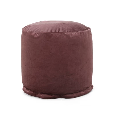 Gwinnett Modern Velveteen Cylinder Pouf - Christopher Knight Home 8 Gwinnett Modern Velveteen Cylinder Pouf - Christopher Knight Home - Image 8