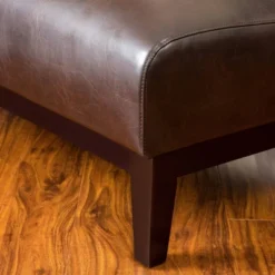 Darcy Bonded Leather Loveseat Brown - Christopher Knight Home -Furniture Promotion Series GUEST f868dbe0 b709 4015 9b00 4b630bc67ecb