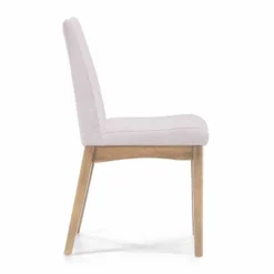 Set Of 2 Dimitri Fabric Dining Chairs Light Beige/Oak - Christopher Knight Home -Furniture Promotion Series GUEST f8a6642e a49f 46ed 9cb6 4c31ba882baa