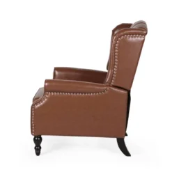 Walter Contemporary Tufted Recliner Cognac Brown/Dark Brown - Christopher Knight Home -Furniture Promotion Series GUEST faf8000d 5b17 4945 a1f6 bebefb542067