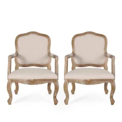 Set Of 2 Andrea French Country Wood Upholstered Dining Armchairs - Christopher Knight Home 25 Set Of 2 Andrea French Country Wood Upholstered Dining Armchairs - Christopher Knight Home -Furniture Promotion Series GUEST fbb31e6e 667c 4058 8270 690788356cc3