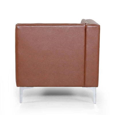 Tignall Contemporary Tufted One Armed Chaise Lounge - Christopher Knight Home 5 Tignall Contemporary Tufted One Armed Chaise Lounge - Christopher Knight Home - Image 5